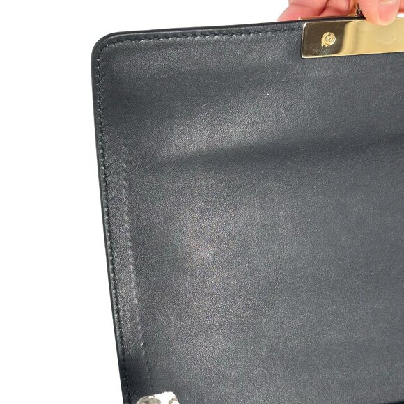 Gucci Padlock GG Supreme Bamboo Small Top Handle/ Shoulder Bag - Picture 9 of 13